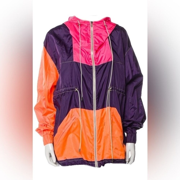 Prabal Gurung Luxury Colorblock windbreaker- S - Picture 2 of 16